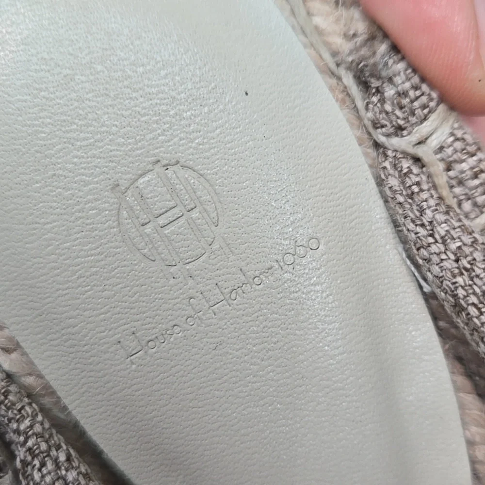 House Of Harlow 1960 Women's Tan Espadrille Sandals Shoes Sz 6.5